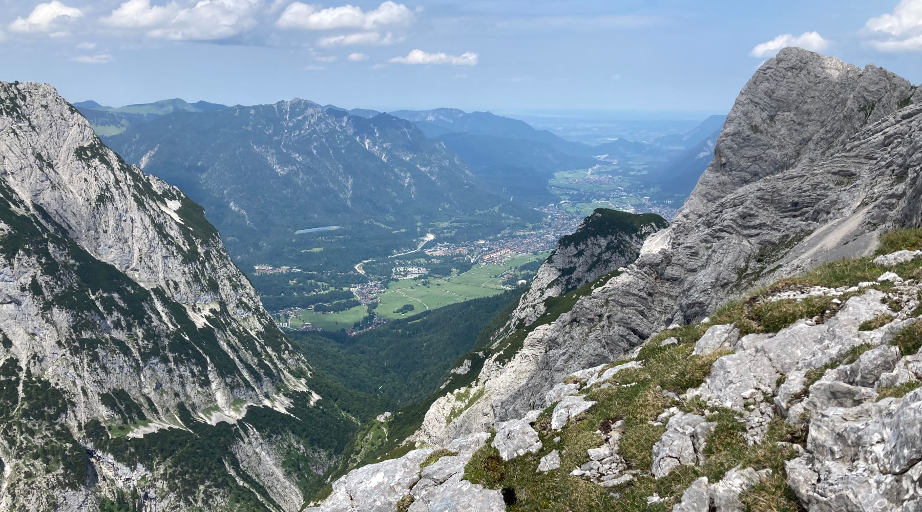 Der Badersee-Blog: Besteigung der Alpspitze über Matheisenkar